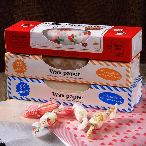 Sandwich Burger Paper Biodegradable Disposable Tableware Meat Wrapping Wax Coated Freezer Paper