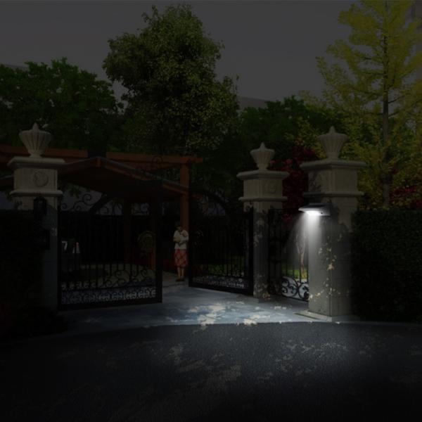Solar Motion Sensor Light,21pcs LED Waterproof Powered Security Light