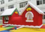 Customized Merry Christmas Inflatable Santa Claus Bouncy Castle For Xmas
