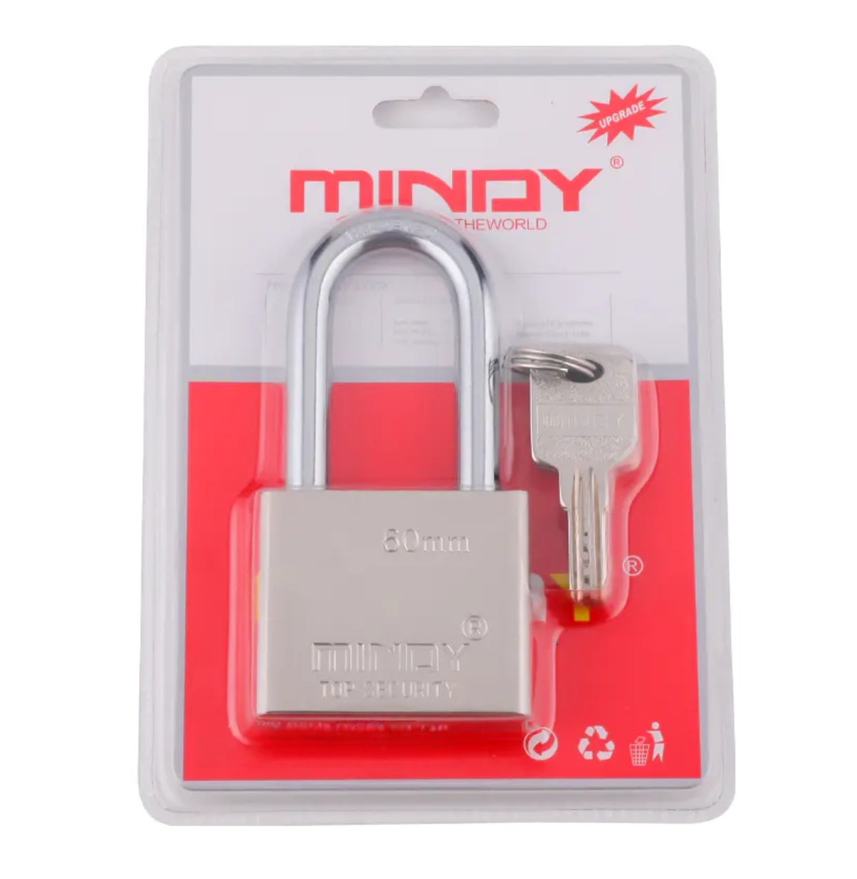 Silver High Security Keyed Padlock 40mm 50mm 60mm 70mm Iron Padlock