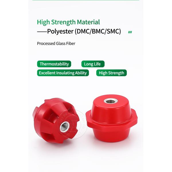 U Type Busbar Standoff Insulators Marble USA Electrical Resistance