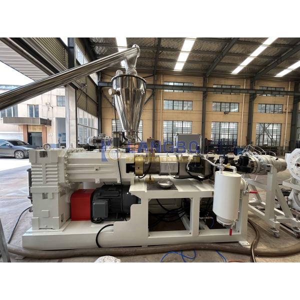630mm Plastic Extruder Machine Double Screw For PVC Pipe