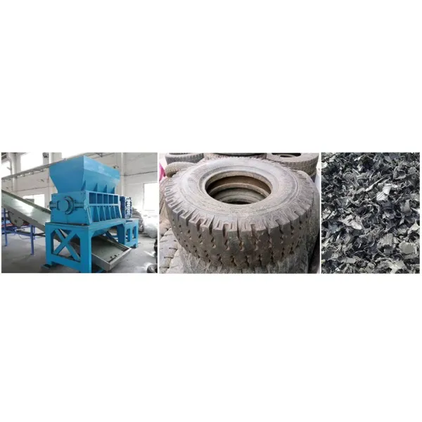 Efficient Waste Tire Processor with Advanced Cutting Technology