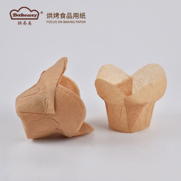 Lotus Style Baking Cups High-Temperature Resistant Paper Liners FDA & FSC Certified Baking Paper Colorful Lotus Baking Cups
