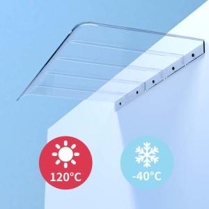 Buy cheap Weather Resistant Polycarbonate Awning Panels Solid Polycarbonate Window Canopy product