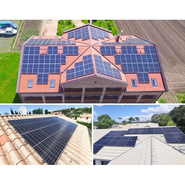 182mm Solar Module 540 Watt with 21.7% Panel Efficiency and Three Diodes Junction Box