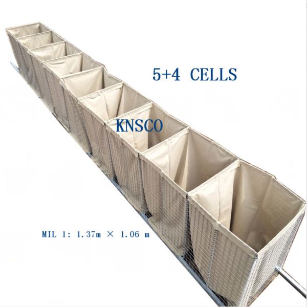 Galvanized Sand Wall Welded Defensive Barrier Explosion Proof Cage Flood Defense Gabion Blast Wall Geotextile Bastion Barriers