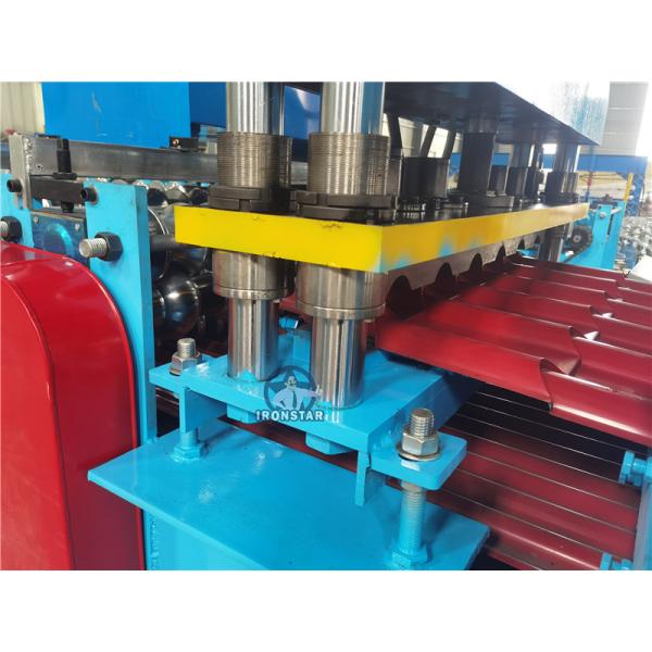 “Automatic Three Layer Roll Forming Machine for Roof and Wall Corrugated Sheet PLC Control Glazed Tile Color Steel Three Layer Machine”