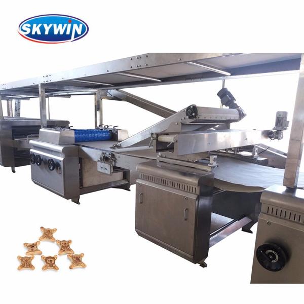 High Productivity Hello Panda Chocolate Injection Biscuit Production Line