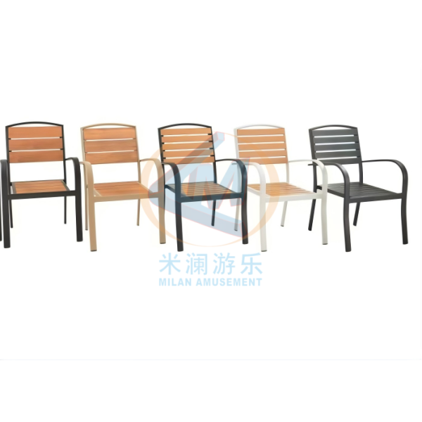 High durable park single chair detailed view
