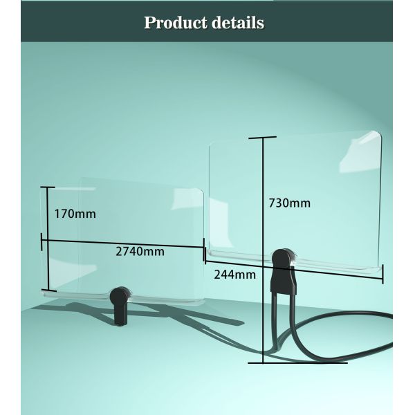 Easy Use Detachable Magnetic Horizontal Large Lens Magnifier Practical Tool for Elderly Reading