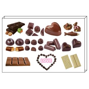 PD150 Automatic Chocolate Moulding Line Machine, Chocolate Bar Depositing Line,