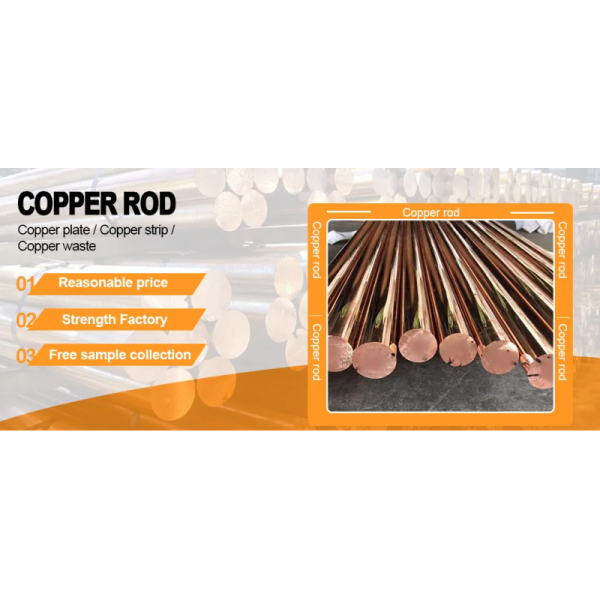 C11000 Round Copper Bar with Customized Length for Electrical Industry Applications