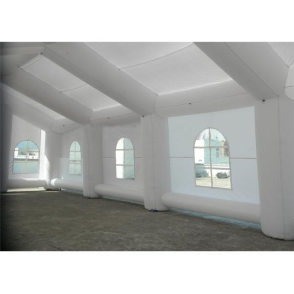 Commercial Inflatable Day Tent Air Sealed Roll Up Doors Windows For Sports Arena