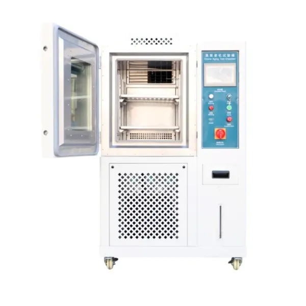 ASTM D1171 Ozone Test Chamber with 0℃~+80℃ Temperature Range and 10 ~ 1000pphm Ozone Concentration for Static Stretching Cable Aging