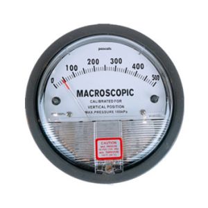 Anti Impact ABS Diaphragm Differential Pressure Gauge