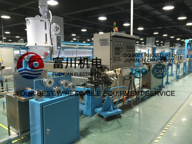 200m/min Wire Extruder Machine For Insulated Wire , Sheathing And Construction Cable