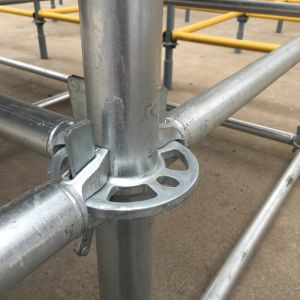 48.3mm Scaffold System Vertical Standard Ringlock For Construction