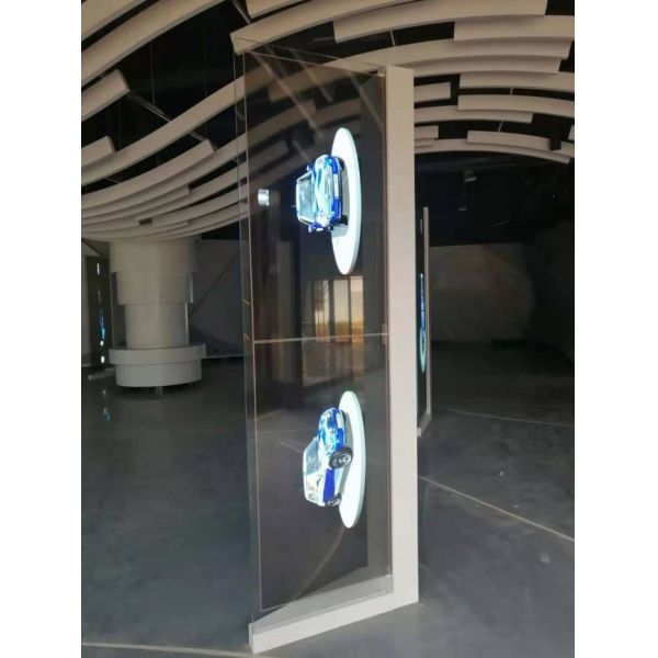55 Inch 4K High Brightness Self-Luminous Transparent OLED Display for Premium Commercial Applications