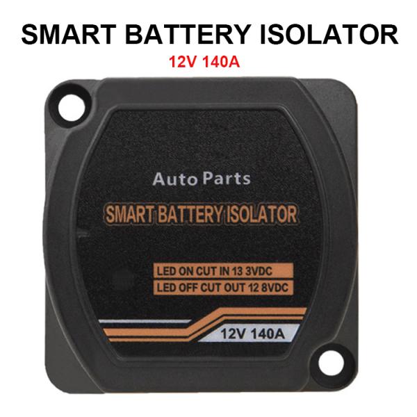 12V 140Amp Voltage Sensitive Relay VSR Dual Smart Battery Isolator For Car Vehicle RV ATV UTV Boat