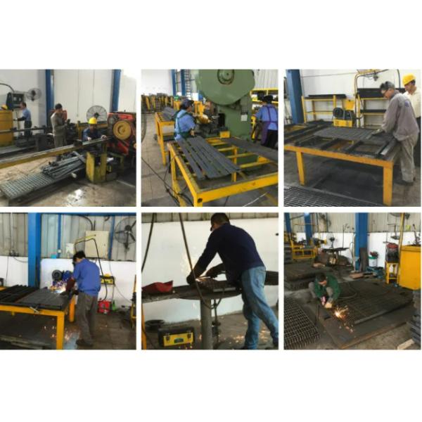Rust-Proof Galvanized Steel Grating Platform Serrated Steel Grating