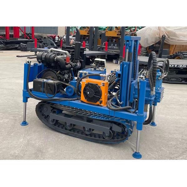 Compact Crawler Mounted Drilling Rig Machine 200mm Drilling Diameter Power By Diesel Engine