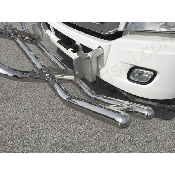 OEM Manufacturer Wholesale 304 S/S Truck Deer Guard Bumper For American Semi Big Truck Heavy Buty Body Parts