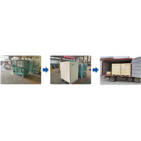 Large Refrigerant Recovery Machine with 10HP oil less compressor