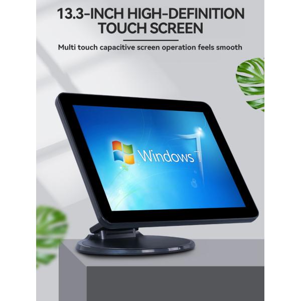 Restaurant Ordering Thermal Printer with Resolution Win/Android POS Cash Register 13.3/15.6 Inch 1366*768 Resolution