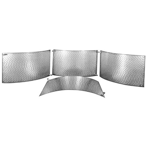 1.5mm Double Embossed Pillow Plate For Heat Exchange In Sterilization Ovens