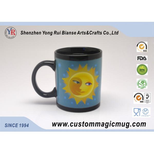 Ceramic Personalised Magic Photo Mug , Coffee Colour Change Mug