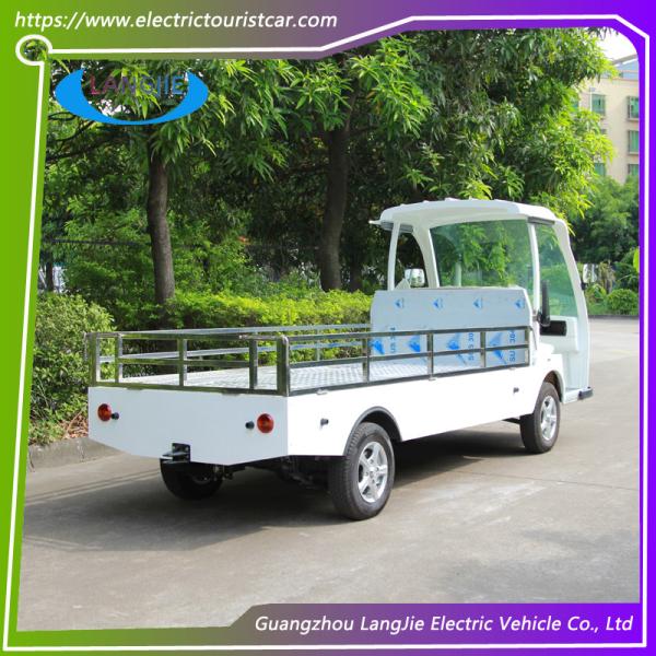 900KG Small Electric Cargo Van Airport Luggage Cart 4 Seats With CE Certificate 48V For Hotel