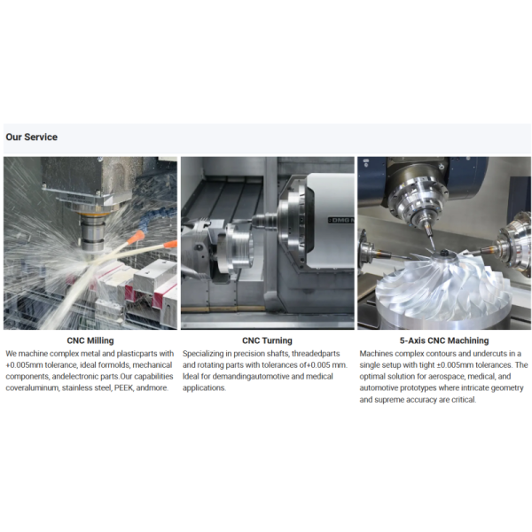 OEM ODM Customized CNC Precision Milling Part Machining Service stainless Metal Parta Aluminum parts...