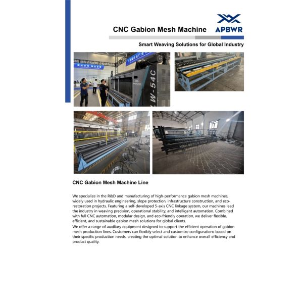 5 Axis Linked Auto Gabion Box Machine High Durability BWR - SLW54C