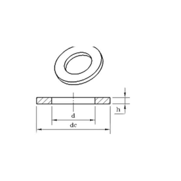 DIN125 /GB97.1 Flat washer /Flat gasket/Plain washer