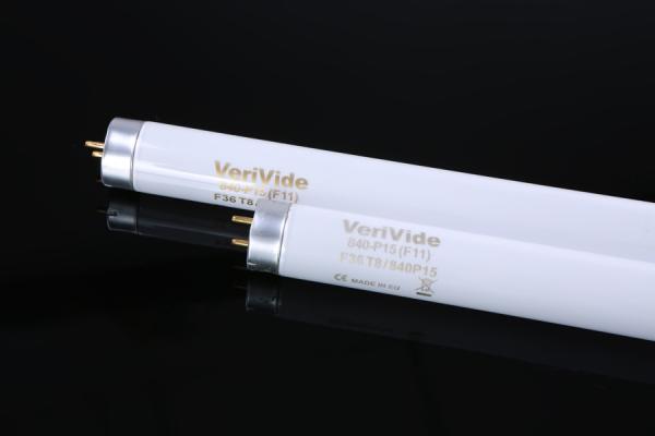 Verivide 840-P15(F11) F36 T8 /840-P15 TL84 Fluorescent Tube Light Lamp MADE IN EU 120cm with Glass Material 