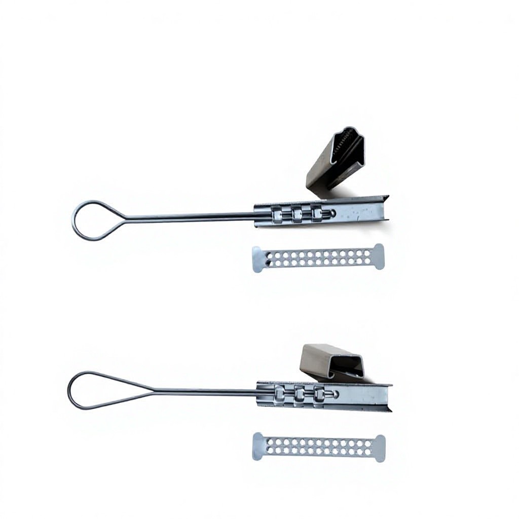 ODWAC-22 FTTH Fiber Optic Cable Network Tension Clamp & Anchor Clamp Optical Fiber Support Hardware