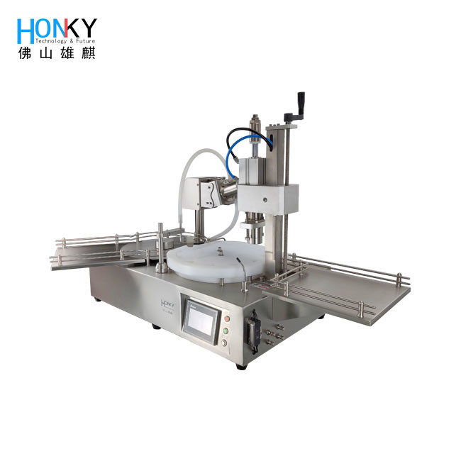 Buy cheap Automatic Desktop 15ml Vial Filling Capping Machine With Ceramic Pump product