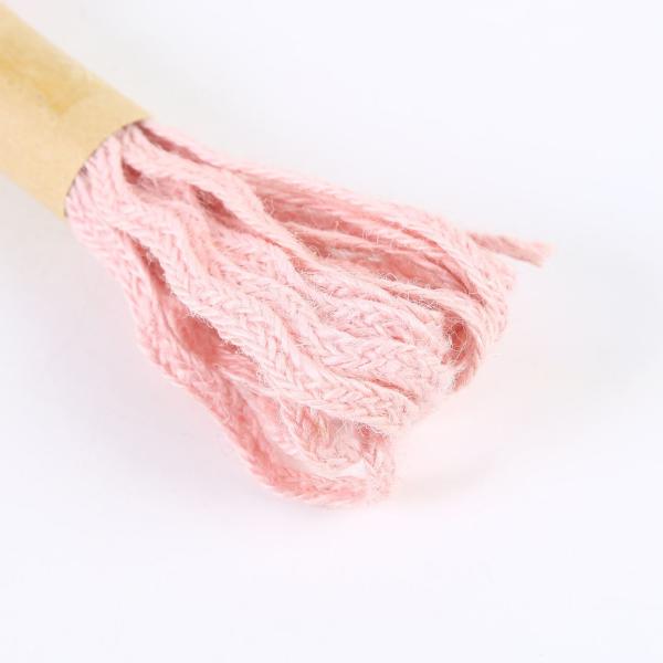 Solid Color Jute Burlap Ribbon ISO14001 Dark Brown Burlap Ribbon