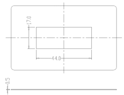 Casambi Dali Sensor Cut-hole Specifications