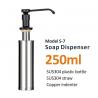 Buy cheap 250ml Sink Accessory Black Soap Dispenser SUS304 Indenter Bottle Copper from wholesalers