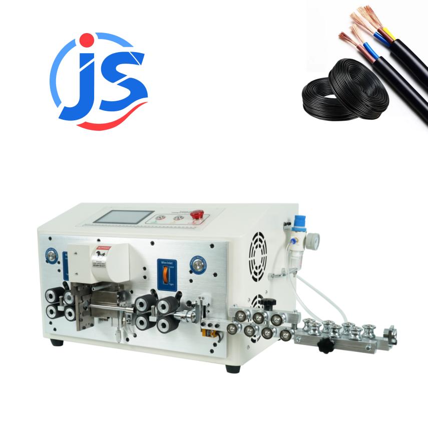 8-Roller Round Sheathed Cable Stripping Machine (Inner & Outer Double Layer Strip)
