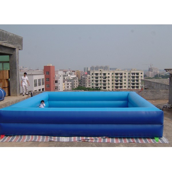 Durable Small Inflatable Deep Pool 0.9mm PVC Tarpaulin Easy To Clean