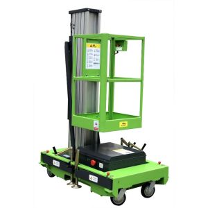 Buy cheap Single Mast Manual Pushing Aluminum Work Platform product