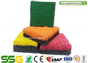 Buy cheap Custom Colored Acrylic Sports Flooring / High Elasticity Sport Court Flooring product