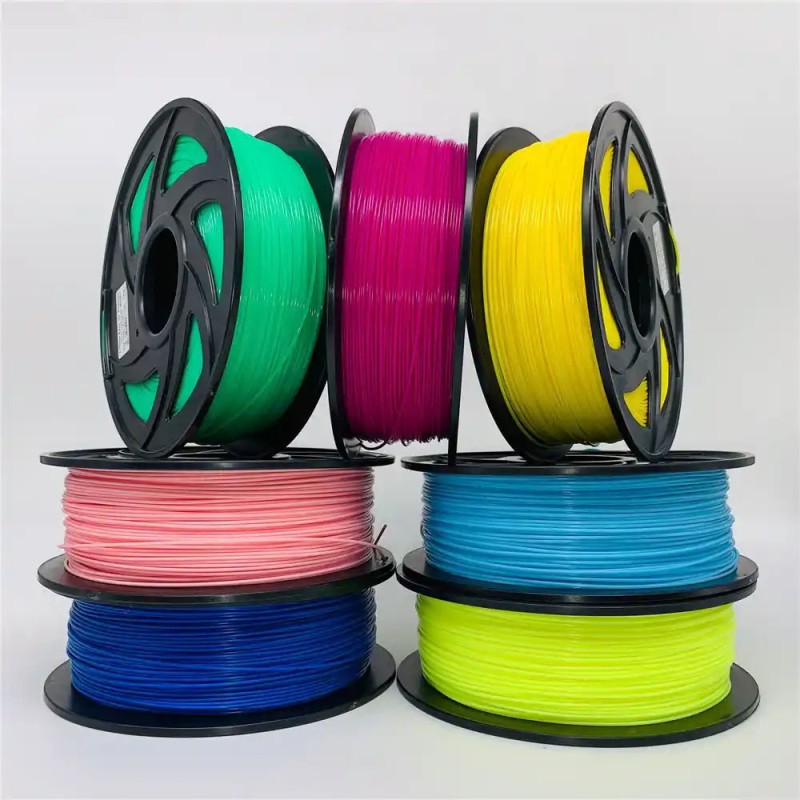 Thermal Stable PLA 3D Printer Filament 60 80C Floor Temperature ±0.03mm Roundness Tolerance 1kg Spool