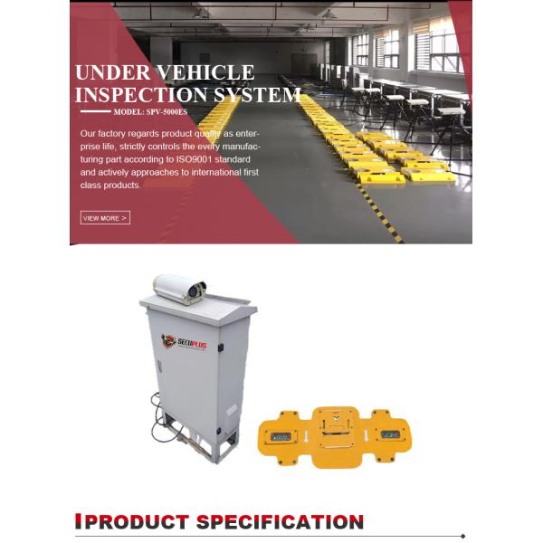 Area Scan Under Vehicle Surveillance System For Security Bomb Detection
