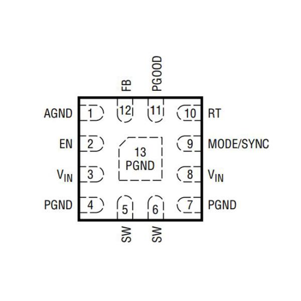 DC DC Converter LTC3307AHV#WTRPBF High Efficiency QFN12 Low Noise