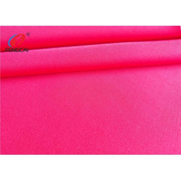 Super Soft Weft Knitted Fabric Polyester Lycra Stretch Fabric For Making Dress