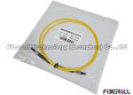 SM 9/125 Simplex Fiber Optic SMA To SMA Patch Cord With Stainless Steel Ferrule